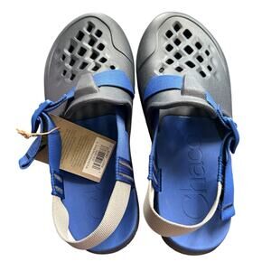 Chaco Chillos Clogs Closed Toe Sandals Navy Blue Men's Comfort Shoes Size 10
